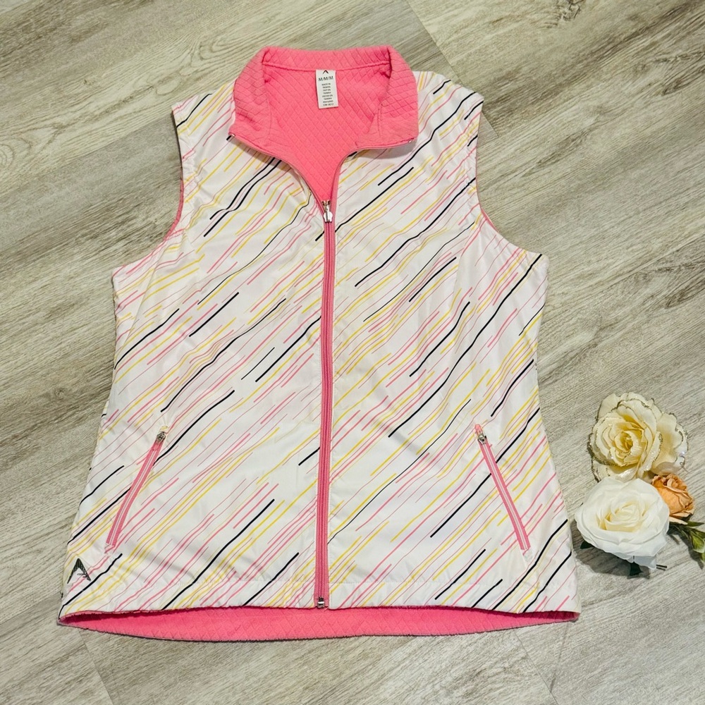 NEW Antigua Women's Reversible Sleeveless Golf Vest/  Jacket - Size Medium